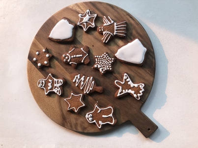 Gluten Free Ginger &amp; Buckwheat Christmas Cookies - Recipe Melanie Olde